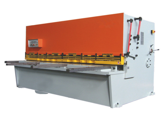 เครื่องตัดแผ่นเหล็กไฮดรอลิกความปลอดภัยในการตัดแผ่น Cnc QC12Y-10x4000